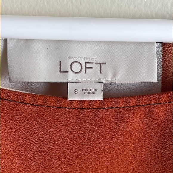 LOFT Geometric Sleeveless Blouse, oversized S - Picture 3 of 4